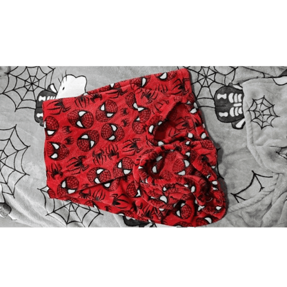 Cotton Velvet Hello Kitty Spider-man Loose Pajama Set with Long Pants