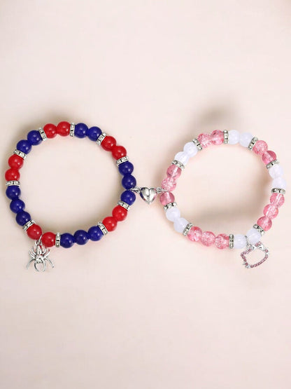 Hello Kitty x Spiderman Matching Bracelet Set